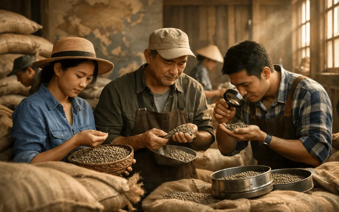 Coffee Beans Importer Asia sourcing green coffee beans